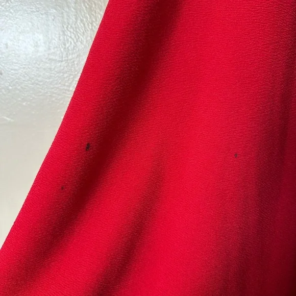 Ivy City Co Red Midi Dress Size S READ - Picture 8 of 14